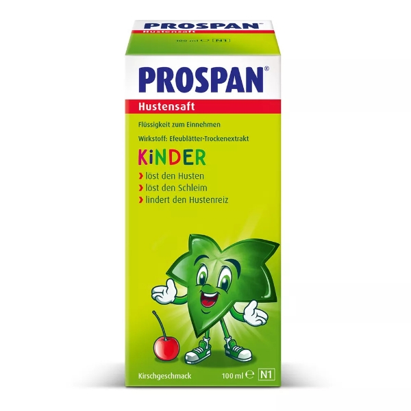 Ảnh của Siro ho Prospan Đức hỗ trợ giảm viêm phế quản, tiêu đàm - 100ml
