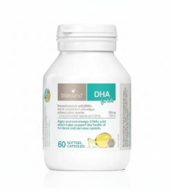 Bioisland DHA For Kids Bổ Sung DHA Giúp Cải Thiện Trí Não và Thị Lực Cho Trẻ (Hộp 60 viên)