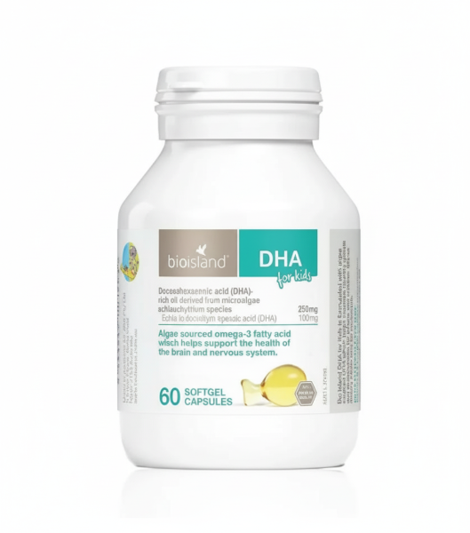 Ảnh của Bioisland DHA For Kids Bổ Sung DHA Giúp Cải Thiện Trí Não và Thị Lực Cho Trẻ (Hộp 60 viên)