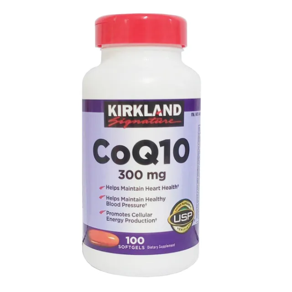 Ảnh của Viên uống Kirkland CoQ10 300mg Mỹ hỗ trợ tim mạch ( Lọ 100 viên )