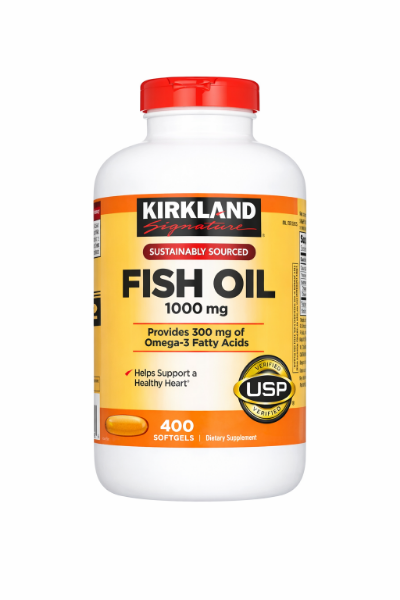 Ảnh của Dầu cá hãng Kirkland Signature 1000 mg Lọ 400 viên