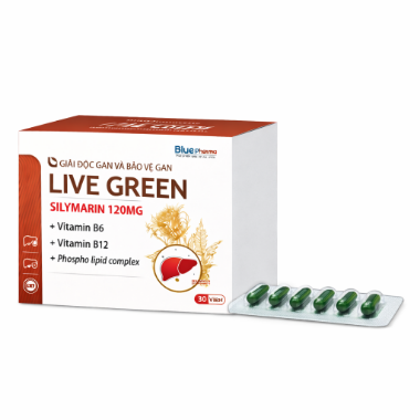 Ảnh của Viên uống Live Green hỗ trợ giải độc gan hộp 60 viên