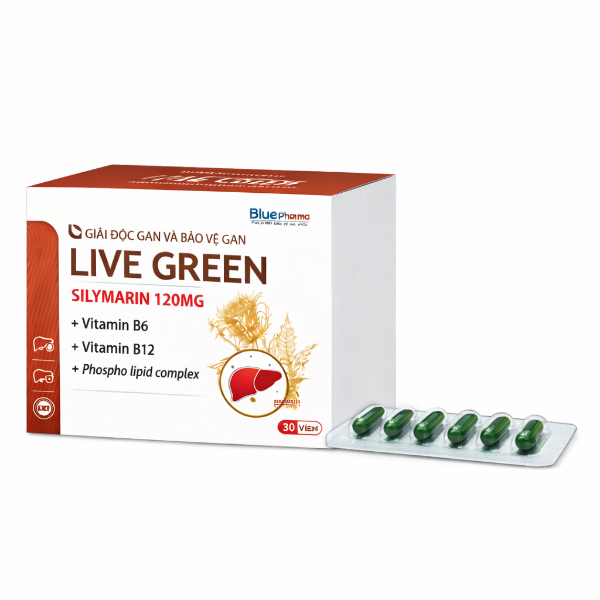 Ảnh của Viên uống Live Green hỗ trợ giải độc gan hộp 60 viên
