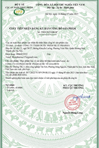 Ảnh của Bổ thần kinh Gaba Fursul hộp 30 viên hỗ trợ tê bì đau nhức