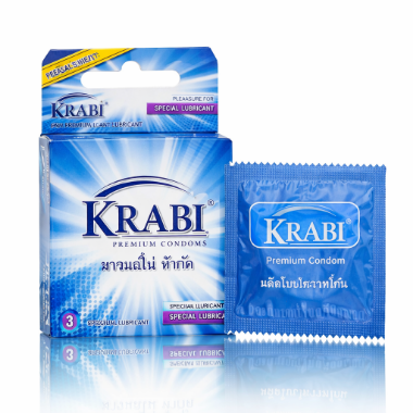 Ảnh của Bao cao su có gai Krabi Pleasure Dots Thái Lan hộp 12 chiếc