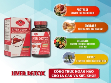 Ảnh của Liver Detox - Hỗ trợ tăng cường chức năng gan (lọ 60 viên)