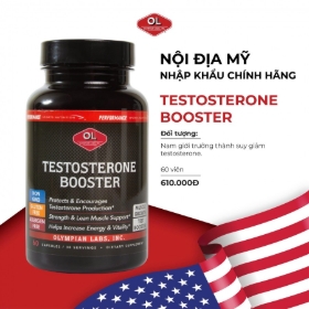 [HÀNG NHẬP KHẨU] Testosterone Booster hỗ trợ sức khỏe nam giới (60 viên)