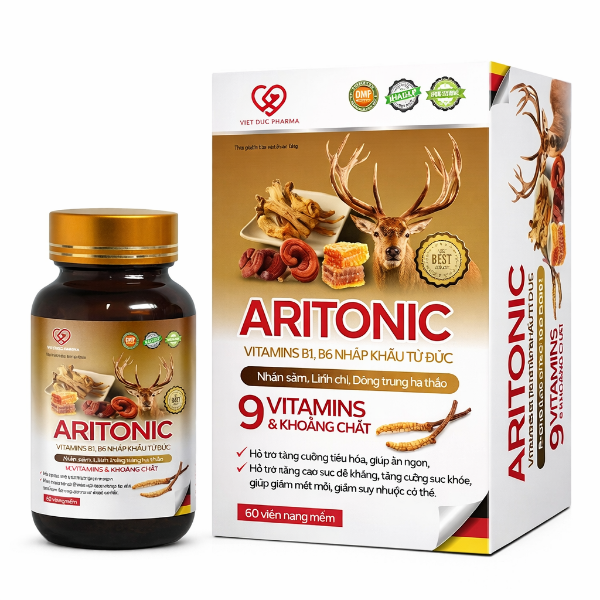 Ảnh của ARITONIC Bổ Sung Vitamin Khoáng Chất Lọ 60 Viên