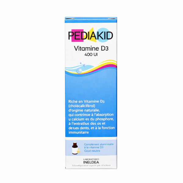 Ảnh của Pediakid Vitamin D3 20ml – Hỗ trợ phát triển răng xương trẻ Lọ 20ml