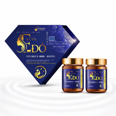 Ảnh của E đỏ-  Biotin hỗ trợ làm đẹp da tóc hộp 60 viên