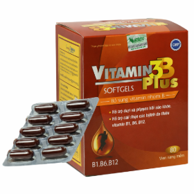 Vitamin 3B Plus Vshine bổ sung B1 B6 B12 (hộp 80 viên )