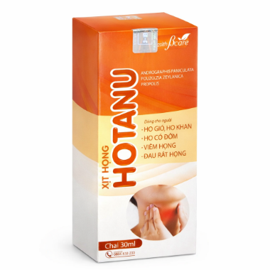 Ảnh của Xịt họng Hotanu thảo dược giảm ho khan viêm họng
