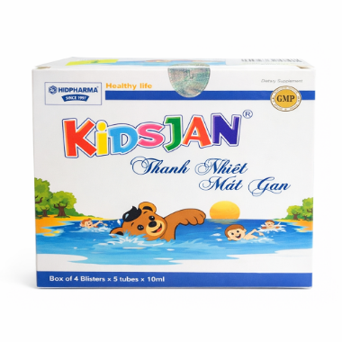 Ảnh của Kidsjan Thanh Nhiệt Mát Gan hộp 20 ống 10ml hỗ trợ thanh nhiệt