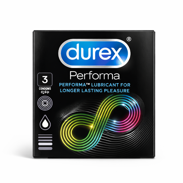 Ảnh của Bao cao su Durex Performa chứa nhiều gel làm mát, kéo dài thời gian quan hệ (3 cái)