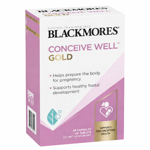 Ảnh của Blackmores Conceive Well Gold tăng khả năng thụ thai phụ nữ Hộp 56 viên
