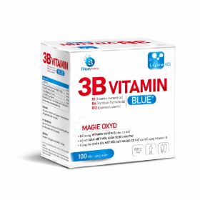 Vitamin 3B - Blue hỗ trợ cung cấp B1 B6 B12 (hộp 100 viên)