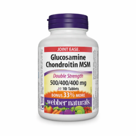 [HÀNG NHẬP KHẨU] Viên uống Glucosamine Chondroitin MSM Webber Naturals - Hỗ Trợ Sụn Khớp Lọ 120 Viên