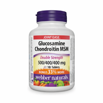 Ảnh của [HÀNG NHẬP KHẨU] Viên uống Glucosamine Chondroitin MSM Webber Naturals - Hỗ Trợ Sụn Khớp Lọ 120 Viên