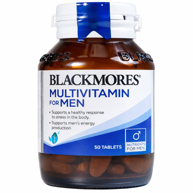 Ảnh của [HÀNG NHẬP KHẨU] Viên uống Multivitamin for Men Blackmores – Vitamin tổng hợp chuyên biệt tăng sinh lực nam (Lọ 50 viên)