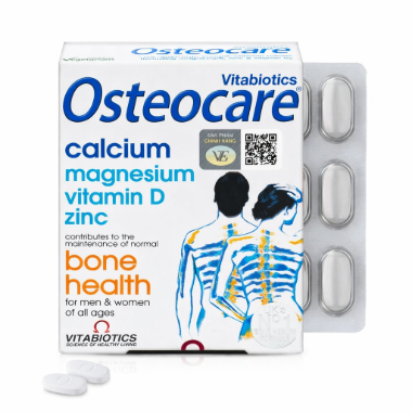 Ảnh của Viên uống Osteocare Calcium bổ sung Canxi, Magie, Vitamin D, Kẽm - Hộp 30 viên