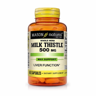 Ảnh của [HÀNG NHẬP KHẨU] Viên uống Mason Natural Milk Thistle giải độc gan (60 viên)