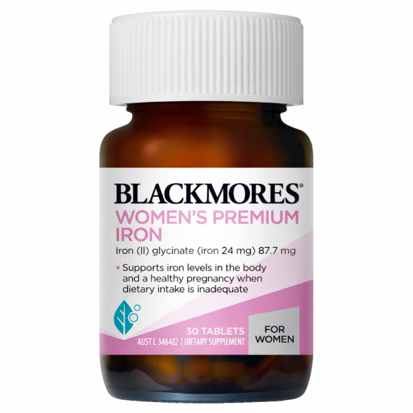 Ảnh của [Date 2028] Blackmores Women’s Premium Iron bổ sung sắt bà bầu (30 viên)