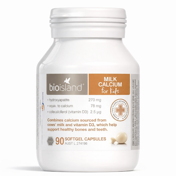 Ảnh của Viên uống BioIsland Milk Calcium For Kids Canxi sữa tăng chiều cao trẻ em (90 viên)