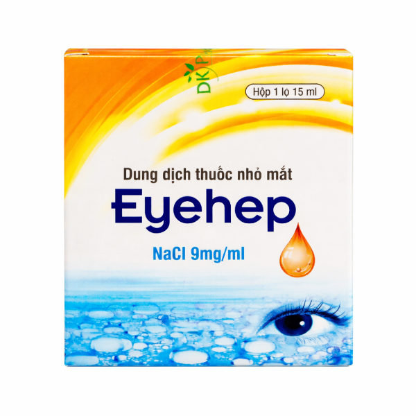 Ảnh của Dung dịch nhỏ mắt Eyehep Nacl 0.9% làm sạch mắt và dưỡng mắt Lọ 15ml
