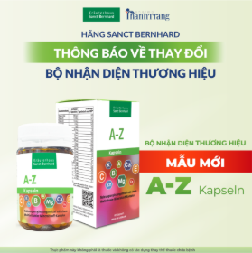 [HÀNG NHẬP KHẨU]  Viên uống Vitamin Khoáng Chất Tổng Hợp A-Z Kapseln (60 viên)
