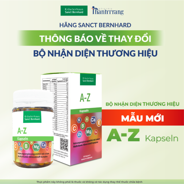 Ảnh của Vitamin Khoáng Chất Tổng Hợp A-Z Kapseln (60 viên)