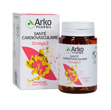 Ảnh của [HÀNG NHẬP KHẨU] Dầu Cá Hồi Na Uy  Omega-3 Arkopharma Hộp 60 Viên Hỗ Trợ Tim Mạch