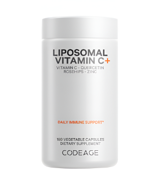 Ảnh của [HÀNG NHẬP KHẨU] Liposomal Vitamin C Codeage 180 Viên Hỗ Trợ Sáng Da, Tăng Đề Kháng
