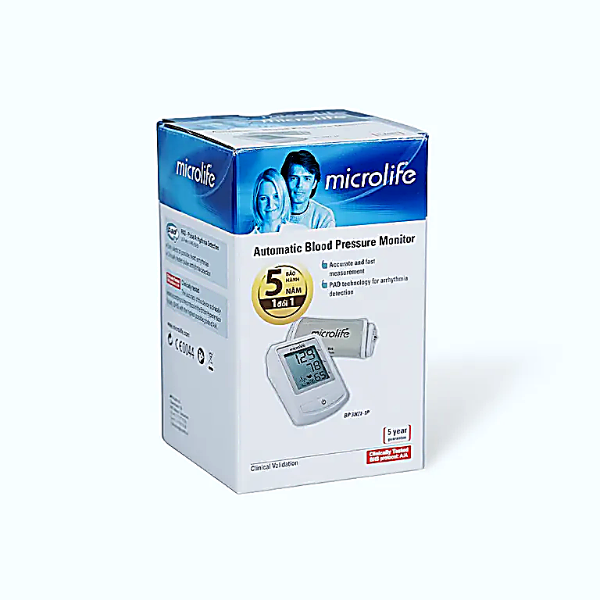 Ảnh của Máy đo huyết áp bắp tay tự động MICROLIFE BP 3NZ1-1P