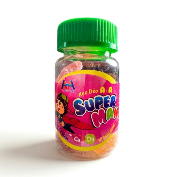 Ảnh của Kẹo dẻo Canxi + D3 Super Man cho bé từ 3 tuổi