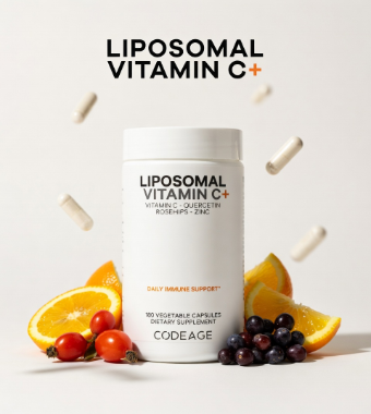 Ảnh của [HÀNG NHẬP KHẨU] Liposomal Vitamin C Codeage 180 Viên Hỗ Trợ Sáng Da, Tăng Đề Kháng
