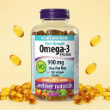 Ảnh của Webber Naturals Omega 3 Triple Strength 900mg – Viên Dầu Cá, Lọ 120 viên (Canada)