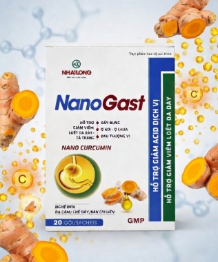 Ảnh của Gel uống Nanogast hỗ trợ dạ dày (hộp 20 gói)