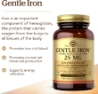 Ảnh của [HÀNG NHẬP KHẨU] Viên uống Solgar Gentle Iron bổ sung sắt hữu cơ thuần chay (Lọ 90 viên)