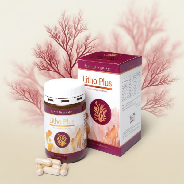 Ảnh của Litho Plus – Viên uống bổ sung canxi tảo biển (lọ 60 viên)