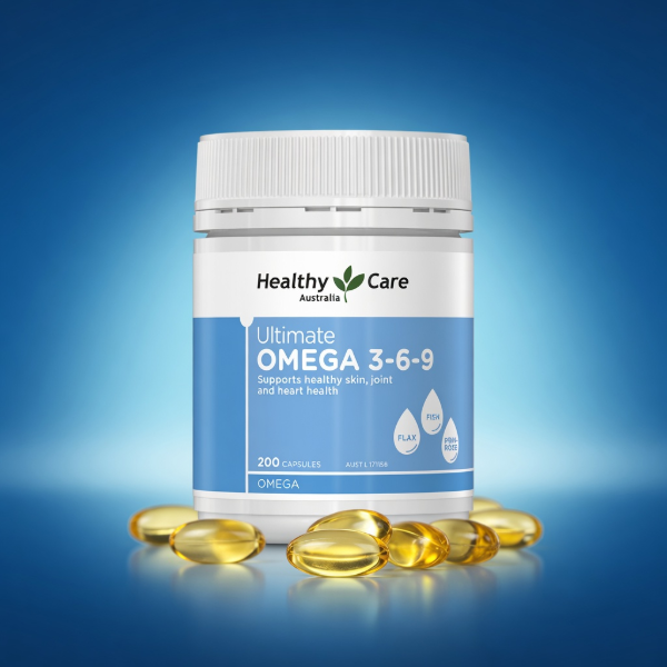 Ảnh của [HÀNG NHẬP KHẨU] Viên uống Healthy Care Ultimate Omega 3-6-9 hỗ trợ tim mạch và thị lực (200 viên)