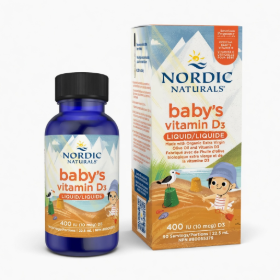 [HÀNG NHẬP KHẨU] Baby’s Vitamin D3 Lọ 22.5ml NORDIC NATURALS Bổ sung D3 dạng giọt cho trẻ từ 0 tháng tuổi