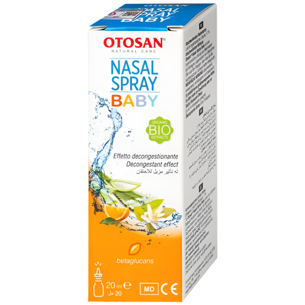 Ảnh của Xịt mũi trẻ em Otosan Nasal Spray Baby 20ml hỗ trợ điều trị viêm mũi,xoang cho trẻ