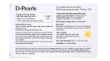 Ảnh của [HÀNG NHẬP KHẨU]  D-Pearls 25 µg (1000IU) Bổ sung Vitamin D3 Pharma Nord Đan Mạch (80 viên)