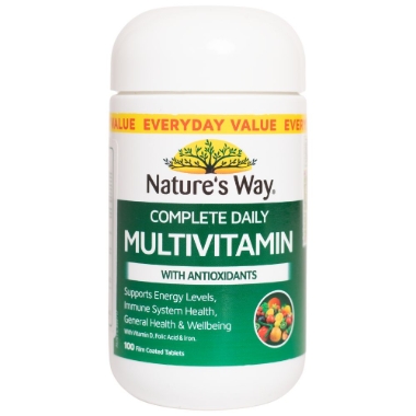 Ảnh của Viên uống Complete Daily MultiVitamin 100 Viên Nature's Way bổ sung vitamin Cho Người Lớn