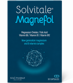 [HÀNG NHẬP KHẨU] Viên uống Solvitale Magnefol bổ sung Magie hữu cơ và vitamin nhóm B