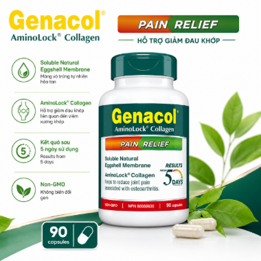 Ảnh của Genacol Pain Relief hỗ trợ hạn chế đau khớp, cứng khớp lọ 90 viên