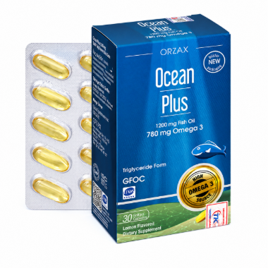 Ảnh của [HÀNG NHẬP KHẨU] Ocean Plus – Tăng cường sức khỏe tim mạch, thần kinh và não bộ Hộp 30 viên