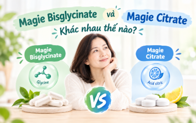 So sánh Magie Bisglycinate và Magie Citrate